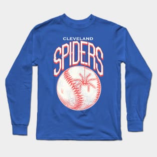 Retro Defunct Cleveland Spiders Baseball Long Sleeve T-Shirt